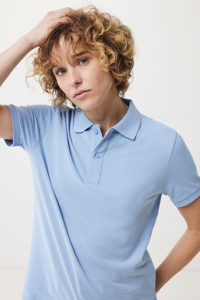 Рубашка поло Iqoniq Yosemite из переработанного хлопка-пике, унисекс, 220 г/м²