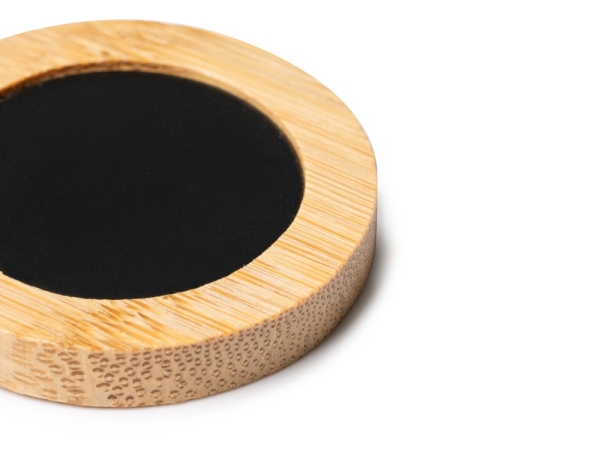 Брелок KRAUS из натурального дерева и стали KRAUS, круглый