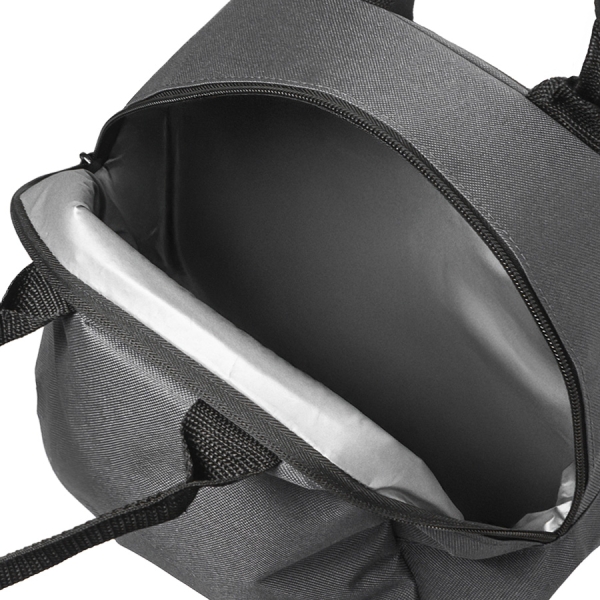 Термосумка "LUNCH", серый, 25 x 21 x 17 см, полиэстер 600D