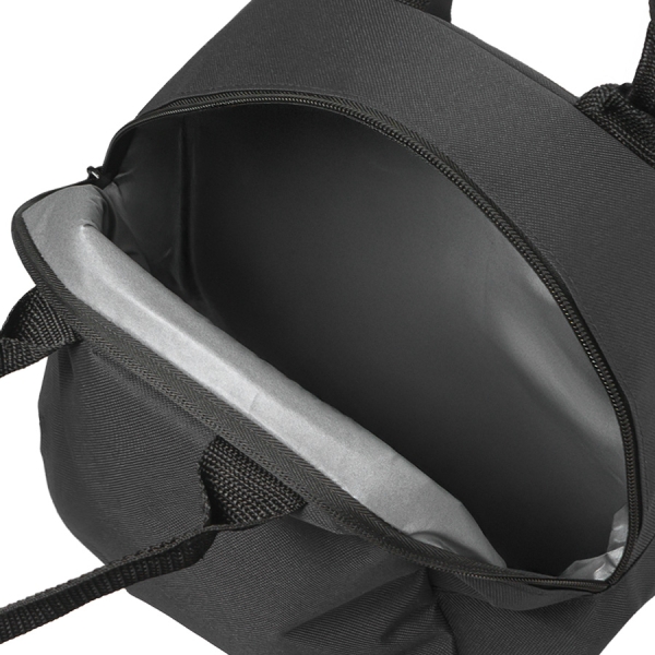 Термосумка "LUNCH", серый, 25 x 21 x 17 см, полиэстер 600D