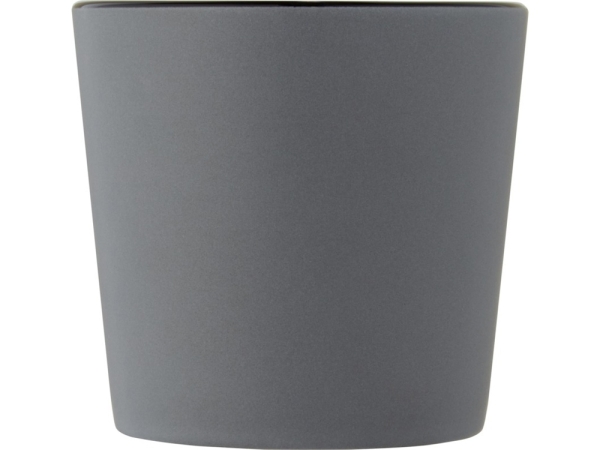 Cali Керамическая кружка объемом 370 мл с матовой отделкой - сплошной черный / Matted Grey