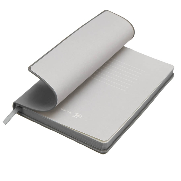 Бизнес-блокнот LADY, формат А5, бордовый, блок в клетку