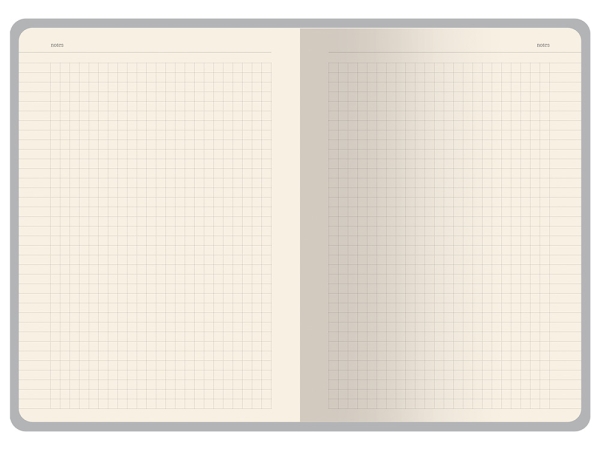 Бизнес-тетрадь А5 "Pragmatic Contrast", 40 листов в клетку, белый с красным срезом