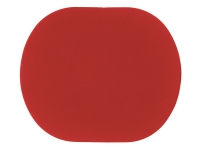 ПАТЧ ОВАЛ soft-touch (красный) 6,0 х 5,0 см