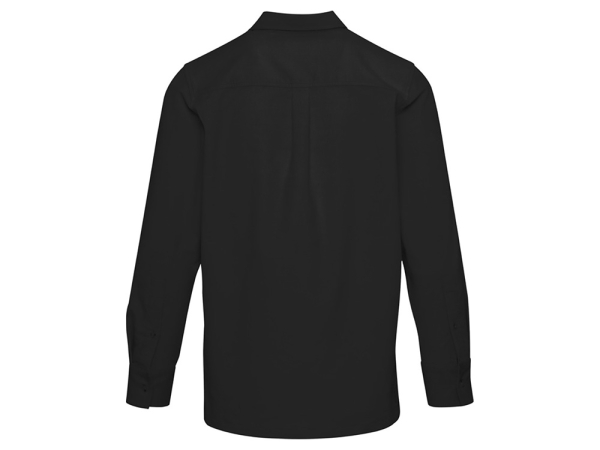 Alum вельветовая рубашка унисекс - сплошной черный