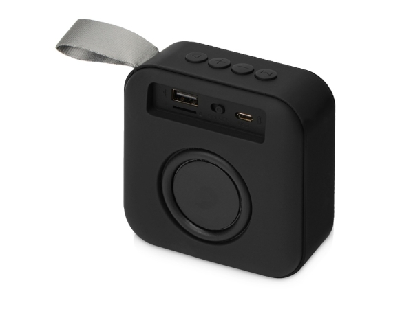 Портативная колонка «Otto», зеленое яблоко/черный