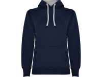 Толстовка с капюшоном "Urban" женская, нэйви/серый Толстовка с капюшоном "Urban" женская, нэйви/серый