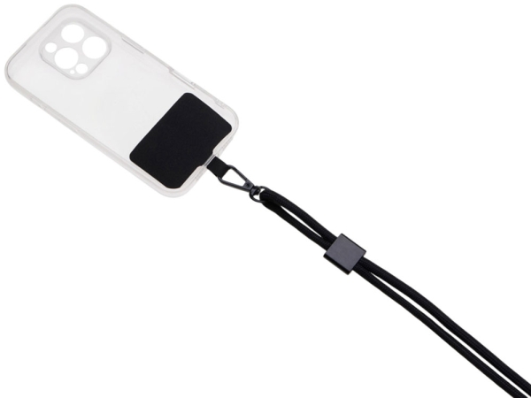 Ремешок на шею для телефона «Риксо», черный