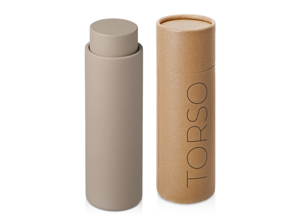 Вакуумный термос с двойными стенками и медным слоем "Torso", 480 мл, бежевый