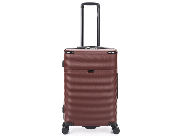 Чемодан TORBER Onego, бордовый, ABS-пластик, 79,5 х 51 х 29 см, 103 л