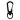 Застежка-карабин Snap Hook, S, черная