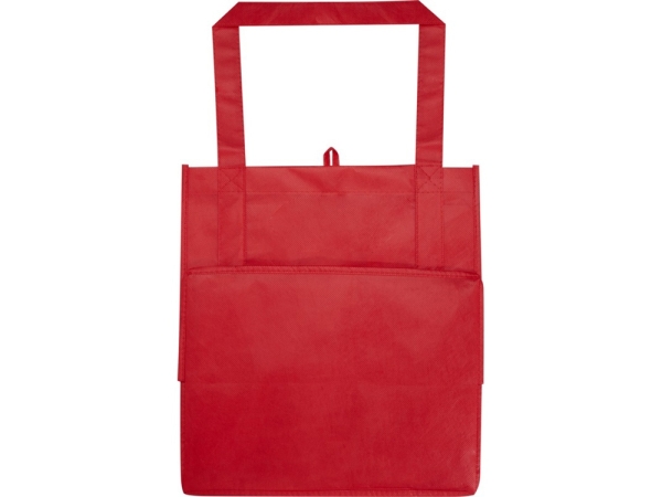Liberty эко-сумка с прочным днищем объемом 6 л из нетканого материала, переработанного по стандарту GRS, красный