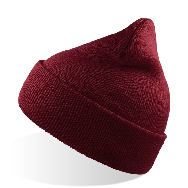 Шапка вязаная двойная WIND с отворотом