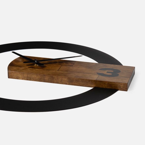 Часы TimeLord, черные с коричневым