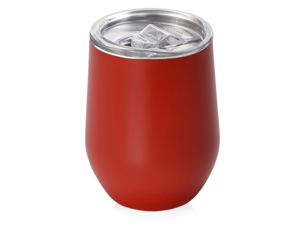 Набор с термокружкой, блокнотом, ручкой и ланчбоксом "Refreshment", красный