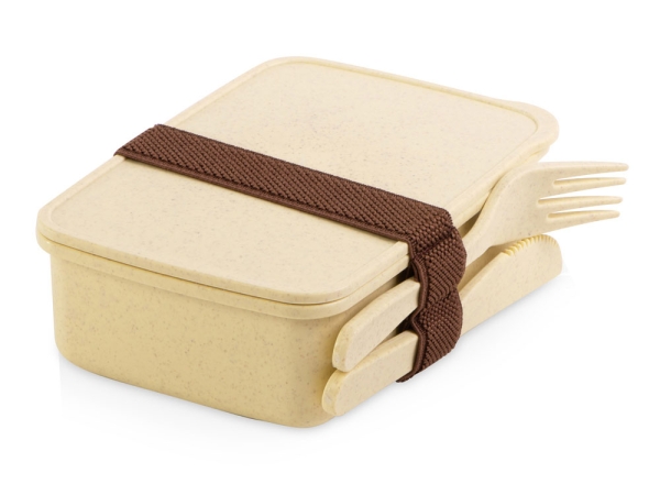 Набор с термокружкой, блокнотом, ручкой и ланчбоксом "Refreshment", красный