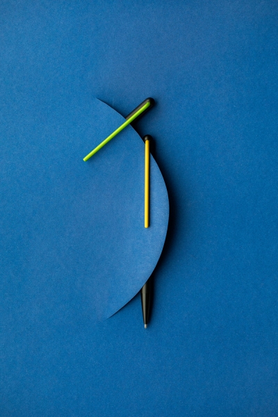 Шариковая ручка GrafeeX с фиолетовым клипом