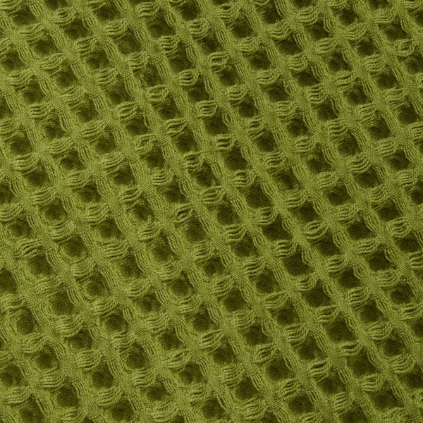 Плед вафельный Elenglect, зеленый