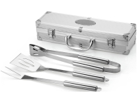 Набор для барбекю в кейсе: лопатка, щипцы, вилка "Salvy"