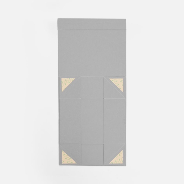 Коробка складная Quadra Fold, серая