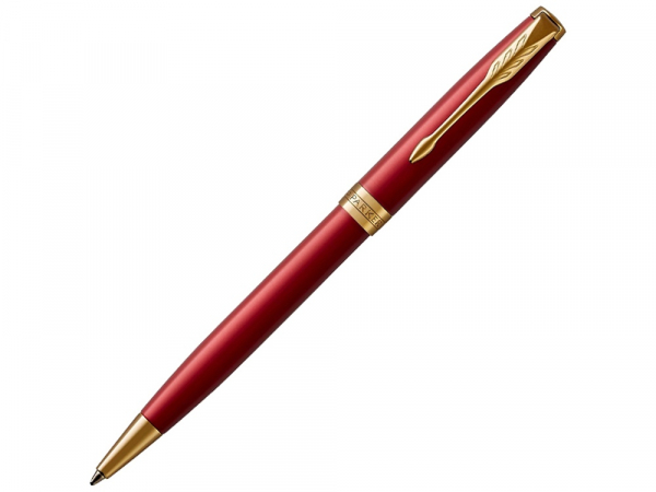 Шариковая ручка Parker Sonnet , Lacquer Intense Red GT, стержень: M, цвет чернил: black , в подарочной упаковке
