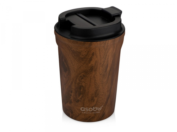 Термокружка CAFe COMPACT, 380 мл, wood