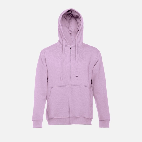 Толстовка мужская на молнии с капюшоном Amsterdam, сиреневая
