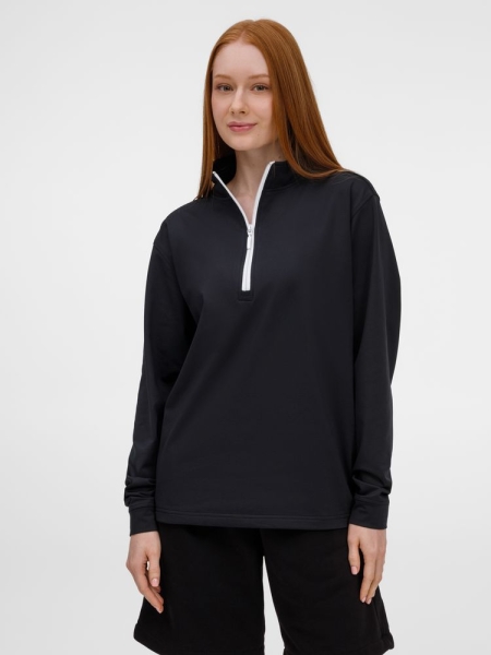 Свитшот на молнии Morfiss, черный