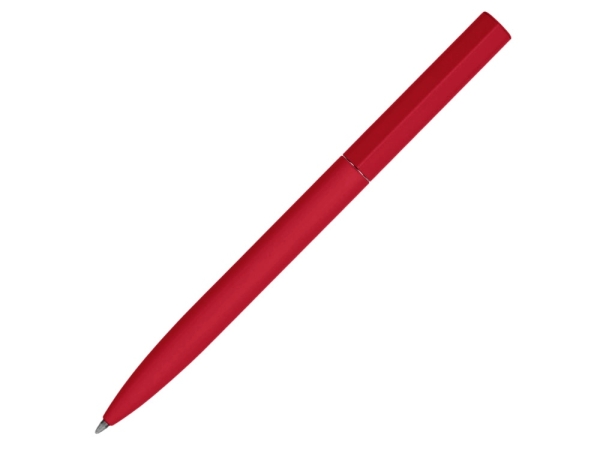 Шариковая металлическая ручка "Minimalist" софт-тач, красный