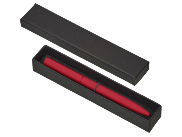 Шариковая металлическая ручка "Minimalist" софт-тач, красный