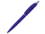 Пластиковая шариковая ручка"Vivid" с покрытием металлик, синий