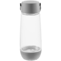 Бутылка для воды Torsta Light с колонкой и светильником, серая Бутылка для воды Torsta Light с колонкой и светильником, серая