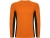 Футболка "Shanghai " мужская с длинным рукавом, неоновый оранжевый/черный