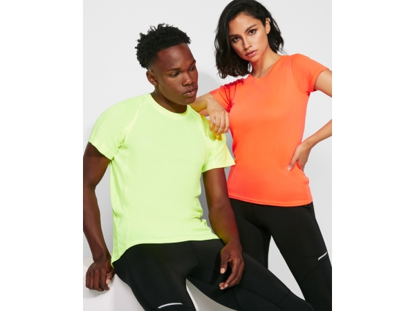 Футболка спортивная женская "Montecarlo", неоновый оранжевый