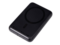 Магнитный внешний беспроводной аккумулятор «Polarix», QC/PD, 10000 мАч, черный Магнитный внешний беспроводной аккумулятор «Polarix», QC/PD, 10000 мАч, черный