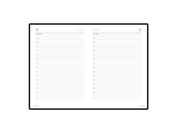 Ежедневник недатированный А5 «Velvet», горчичный