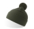 Шапка вязаная  двойная Wind-S с помпоном
