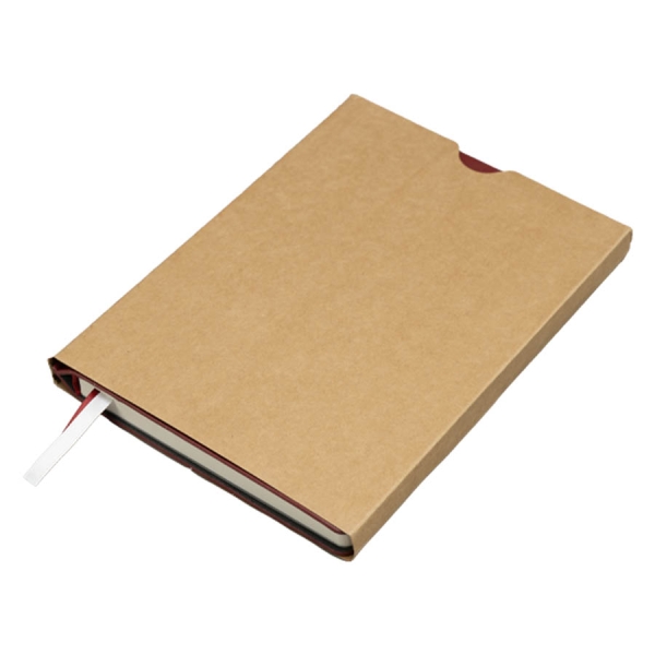 Ежедневник недатированный MAVE, бордовый, А5, блок в линейку