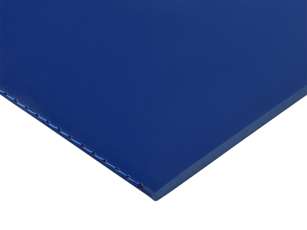 Бизнес-тетрадь А5 "Pragmatic Contrast", 40 листов в клетку, синий с синим срезом