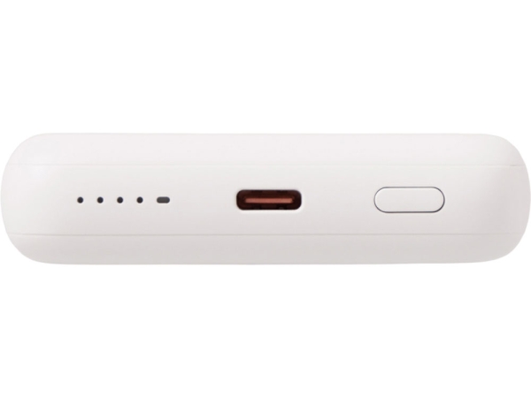 Магнитный внешний беспроводной аккумулятор «Polarix», QC/PD, 10000 мАч, слоновая кость