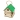 Игрушка Домик упаковка, зеленый