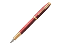 Перьевая ручка Parker IM Premium F318  Red GT, перо: F, цвет чернил: blue, в подарочной упаковке. Перьевая ручка Parker IM Premium F318  Red GT, перо: F, цвет чернил: blue, в подарочной упаковке.