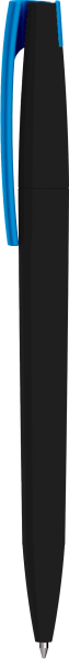 Ручка ZETA SOFT MIX Черная с голубым 1024.08.12