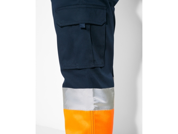 Брюки "Daily stretch HV", нэйви/неоновый оранжевый