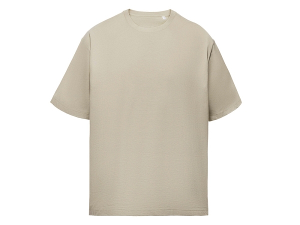 Футболка Kyoto из джерси 180 г/м2 с пич отделкой, унисекс, оливковый