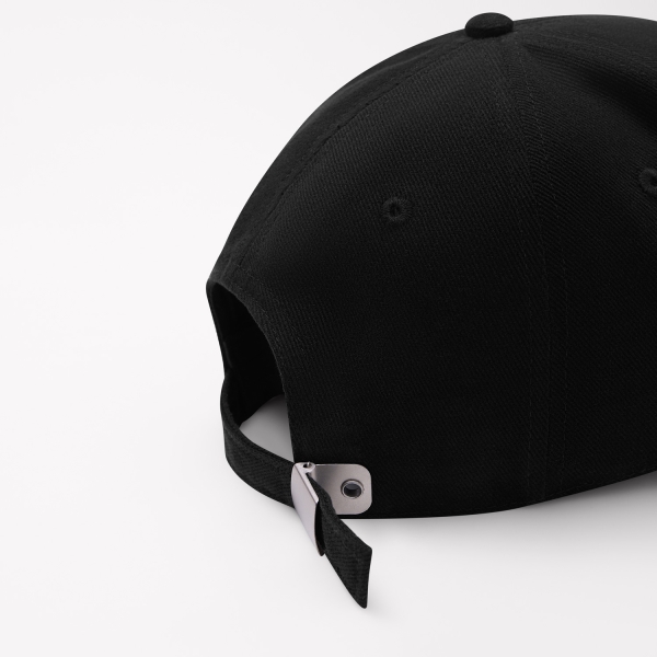 Бейсболка Аксис (Axis), 6 клиньев, черный