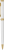 Ручка METEOR SOFT GOLD MIRROR Белая 1131.07
