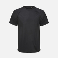 Футболка спортивная унисекс Vortex, черная