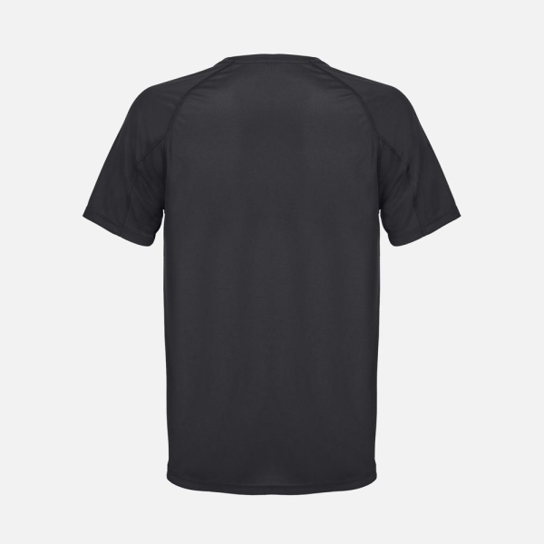 Футболка спортивная унисекс Vortex, черная