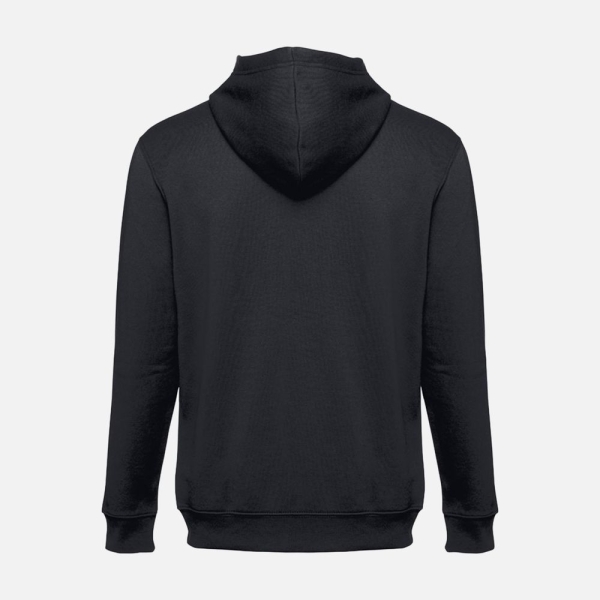 Толстовка мужская на молнии с капюшоном Amsterdam, черная